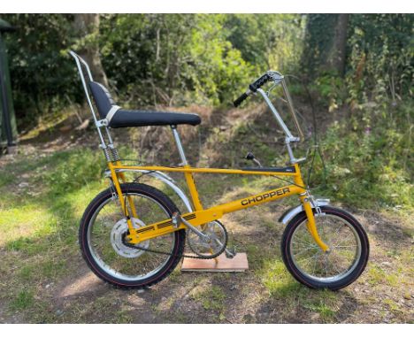 c.1970 restored Mk1 Raleigh Chopper being offered without Reserve. Designed in the late 1960s with very obvious period influe