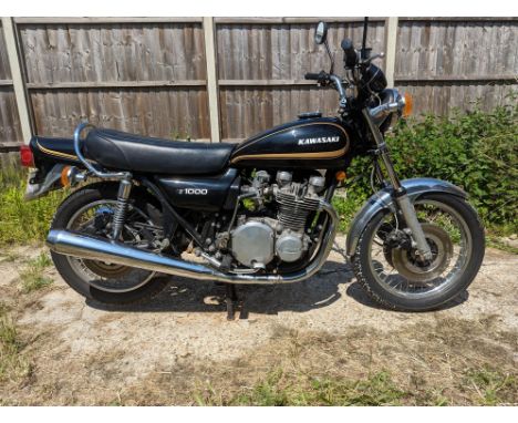 An unrestored but usable example of Kawasaki's successor to the legendary Z1. The first major revision of Kawasaki's trend-se