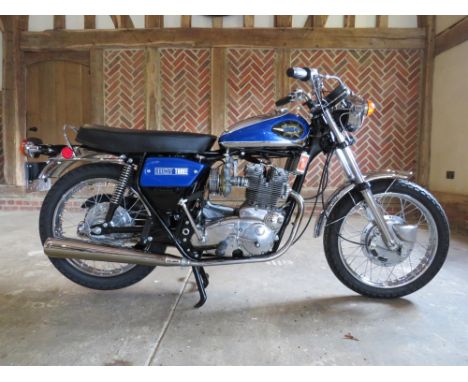 Matching numbers Mk2 BSA Rocket 3 in a great colour. Introduced by BSA in the late 1960s and aimed at the US-marketThese were