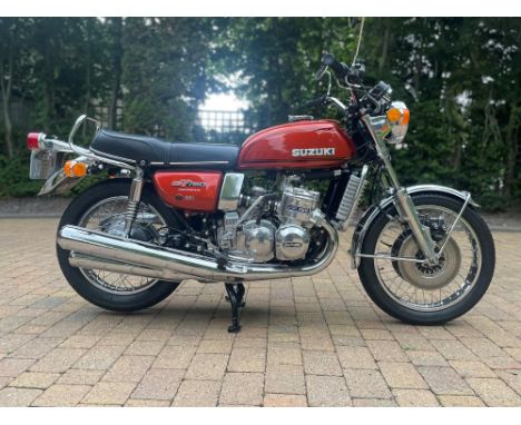 Show-winning GT750L, restored to concours condition and simply spectacular. The GT750 was introduced in 1972 with the 'Model 