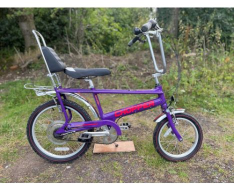 Brand new and hardly used Raleigh Chopper Mk3 being offered without Reserve. Designed in the late 1960s with very obvious per