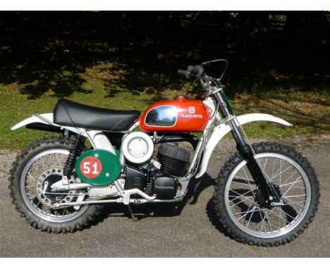 Restored and correct Husqvarna 250 WR. In the early 1970s, Husqvarna were the 'Rulers of the Desert' and dominated in off-roa
