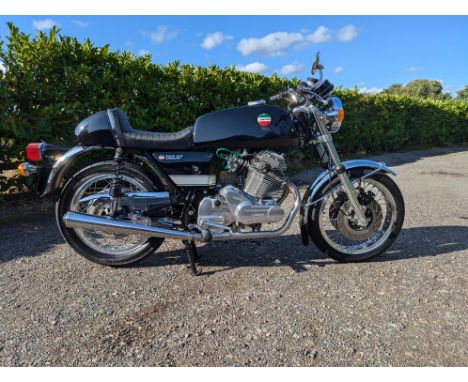 A well restored example of a second generation 750 'Super Freni'. The Laverda 750 SF first appeared in 1970-1971 and is power