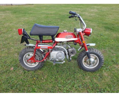 Original and unrestored Z50A in running order. Last of the hard-tail Z50A models in orginal condition.Can be ridden on a full