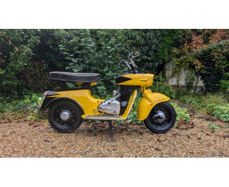 Carefully restored late 1950s sporting scooter from Moto Rumi on offer without Reserve. Officine Fonderi Rumi was founded in 