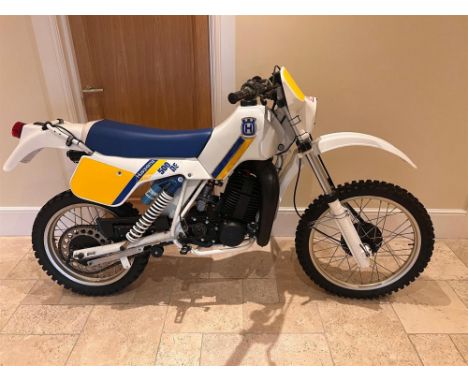New/old stock Husqvarna 500AE in new and unused condition. Developed during the 1982/1983 Motocross World Championships for e
