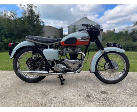 First year of production Triumph T120 Bonneville. Triumph designer Edward Turner's final project before retirement was the le