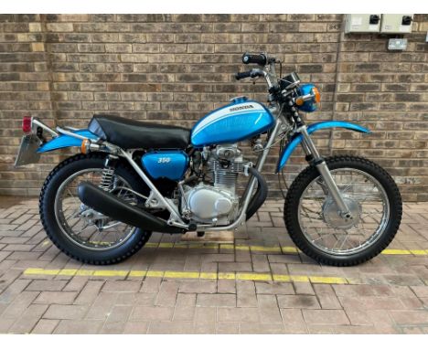 Well presented and correct numbers example of Honda's CL350. Developed in the late 1960s and launched in 1969, only produced 
