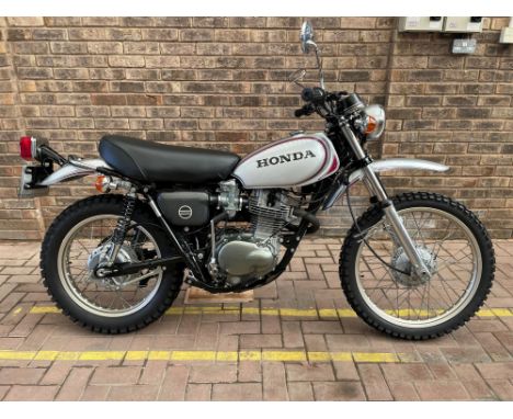 First year of production for Honda's sought after XL250 trail bikes.  Developed in the early 1970s to replace the CL off-road