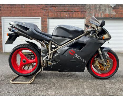 #267 of 300 Ducati 916 Senna IIs produced. Produced in recognition of the late great Ayrton Senna and his love of DucatiSanct