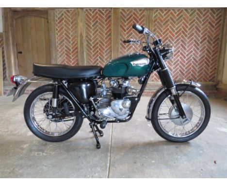 Stunning example of the sporty Triumph T100C Tiger Competition. The T100 Tiger was Triumph's primary sports bike from the lat