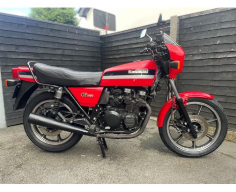 Very rare Italian imported example presented in original condition. The Kawasaki Z500/Z550 series began in 1979 with the Z500