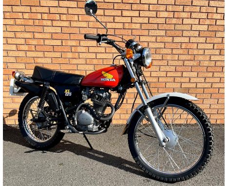 **Please note this bike is a K2 model not a K1 as erroneously catalogued.**Well presented example of Honda's 125cc dual purpo