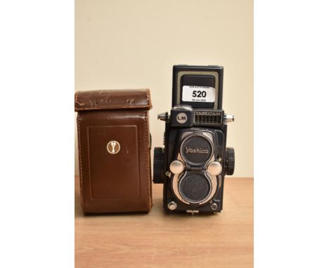 A Yashica 44 reflex camera with Yashicon 1:3,5 60mm lens