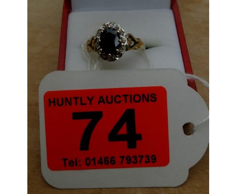 9ct Gold Gem Set Ring
