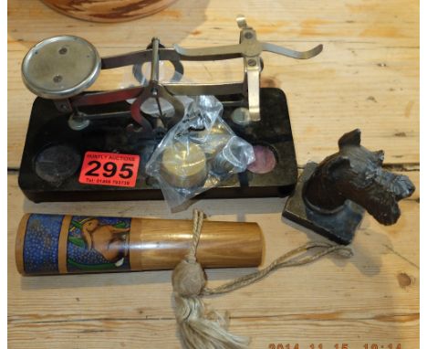 Scales and Metal Dog Head etc
