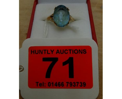 9ct Gold Gem Set Ring
