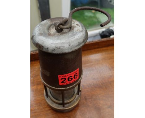 Vintage Miner's Lamp.
The Wolf Safety Lamp-Maurice Ltd-Sheffield