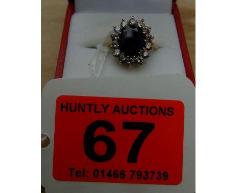 9ct Gold Gem Set Ring