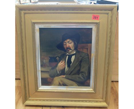 Portrait of a Gentleman (Robert Louis Stevenson) Oil Painting  by James Pittendrigh MacGillivary RSA LLD (Inverurie, Aberdeen
