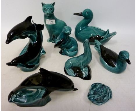 Collection of Poole pottery animals (8) Condition Report Click here for further images, condition, auction times & delivery c