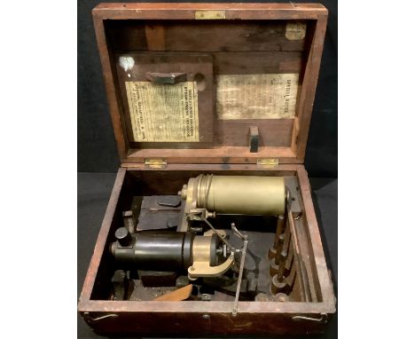 An early 20th century Casartelli's Improved High-Pressure Steam-Engine Indicator, Joseph Casartelli &amp; Son, Manchester, ma