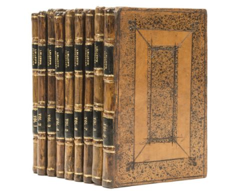 England.- Leland (John) The Itinerary of John Leland the Antiquary, 9 vol., first edition, engraved folding plate and other i