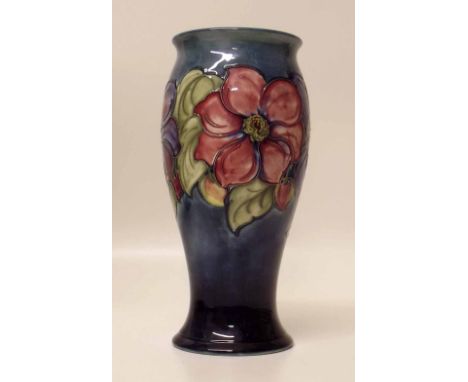 Moorcroft Clematis pattern vase Condition report: see terms and conditions.