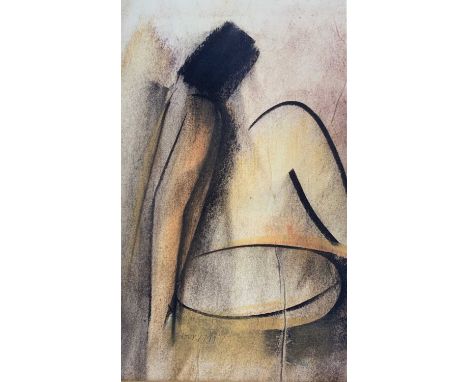 After Mary STORKSeated FigureColour print on canvas 70 x 41cm