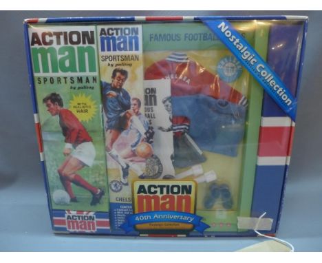 An Action Man 40th Anniversary Chelsea Footballer Set, unopened 