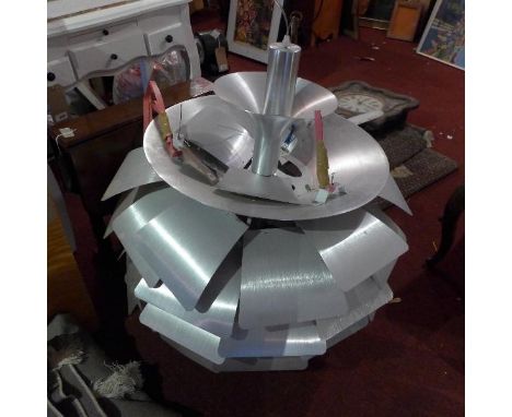 A Poul Henningsen style artichoke light 