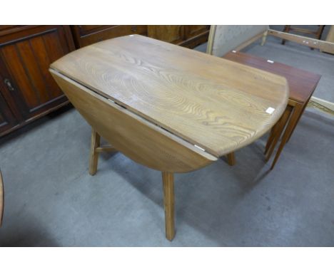 An Ercol drop leaf table