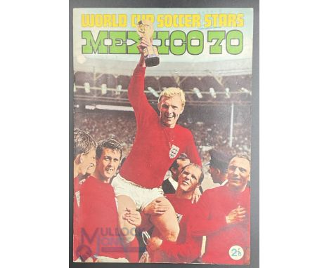 Panini / F K S Publishers World Cup Soccer Stars Mexico 1970 Sticker Album complete (scores have been filled in)