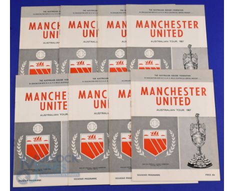 Collection of Manchester Utd home match programmes 1985/86 (28), 1986/87 (28), 1987/88 (25), 1988/89 (29), 1989/90 (22); Test