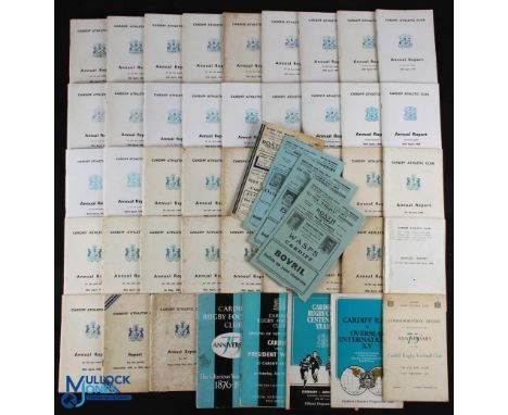 Cardiff Rugby Club Programmes and Reports 1939-1995 (48): The neat, compact, packed Annual Reports of the Cardiff Athletic (i