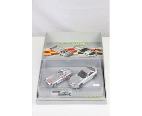 Boxed ltd edn Scalextric The Classic Collection C2783A Mercedes Benz Celebrating The 1955 Mille Miglia, with certificate, vg