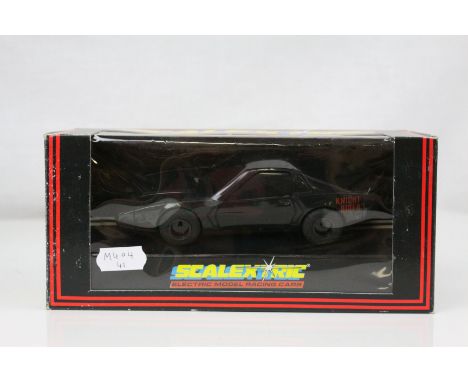 Boxed Scalextric C100 K.I.T.T. Knight Rider slot car (vg)