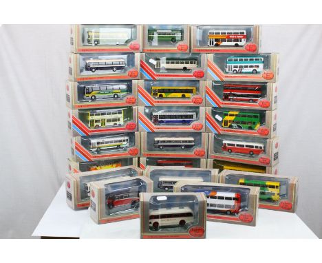 24 Boxed EFE Exclusive First Editions diecast models, all in pale road map boxes 