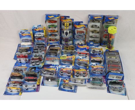 Over 60 carded and boxed Mattel Hot Wheels models