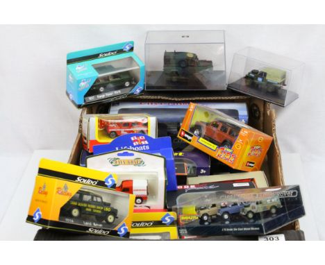 24 boxed diecast model vehicle to include Lledo Days Gone, Lifeboats, Solido fetauring Land Rover, Burago Street Fire, Land R