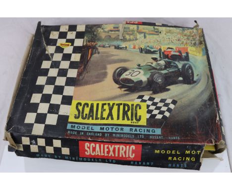 Boxed Triang Scalextric FJ31 Formula Junior Cars set with both cars and a quantity of additional track (2)