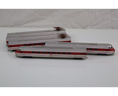 Set of Lima HO scale ETR 450 FS power car and coaches (5)