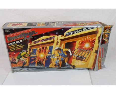 Boxed Mattel Bravestar Fort Kerium Bank &amp; Jail play set, contents unchecked