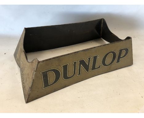 An early Dunlop forecourt tyre rack.