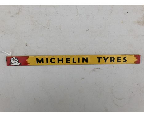 A Michelin Tyres shelf strip. 