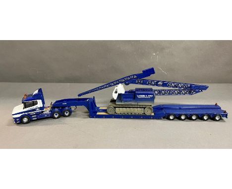 Corgi Diecast truck and trailer heavy haulage 
