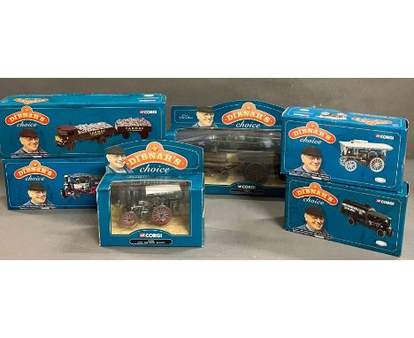Six Dibnah's choice Corgi Diecast steam waggons etc 
