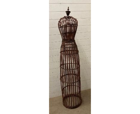 A vintage wicker mannequin (H165cm)