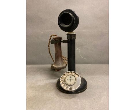 A vintage Rotary dial Bakelite telephone 