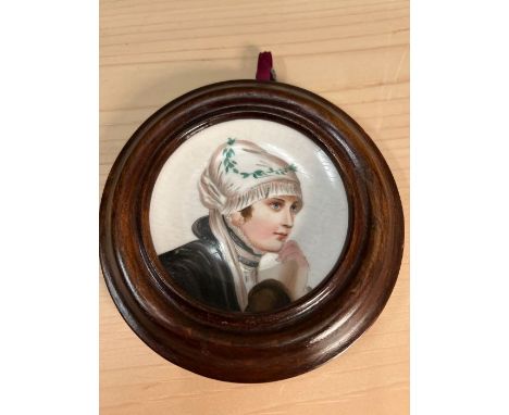A miniature portrait of a lady 